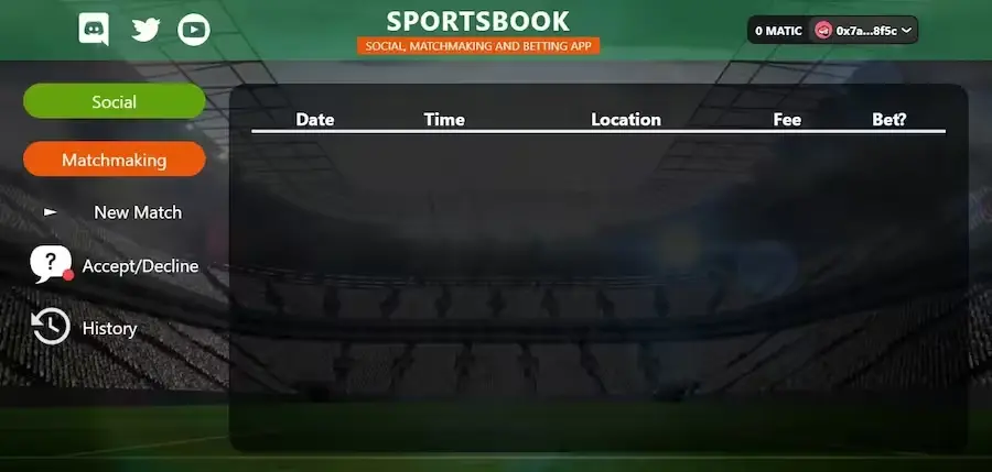 Sportsbook | Hackathon Think & Dev 2022
