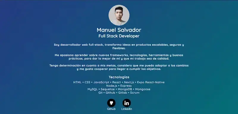 Simple Portfolio